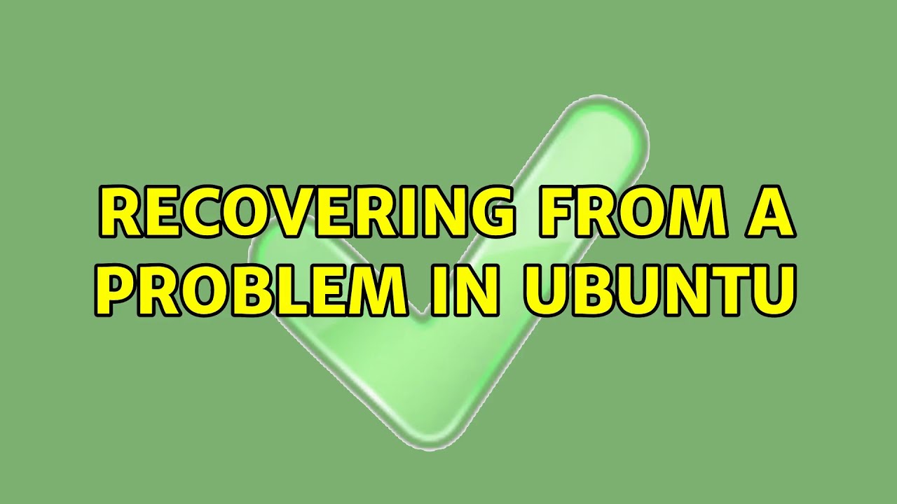 Ubuntu recovering journal не загружается