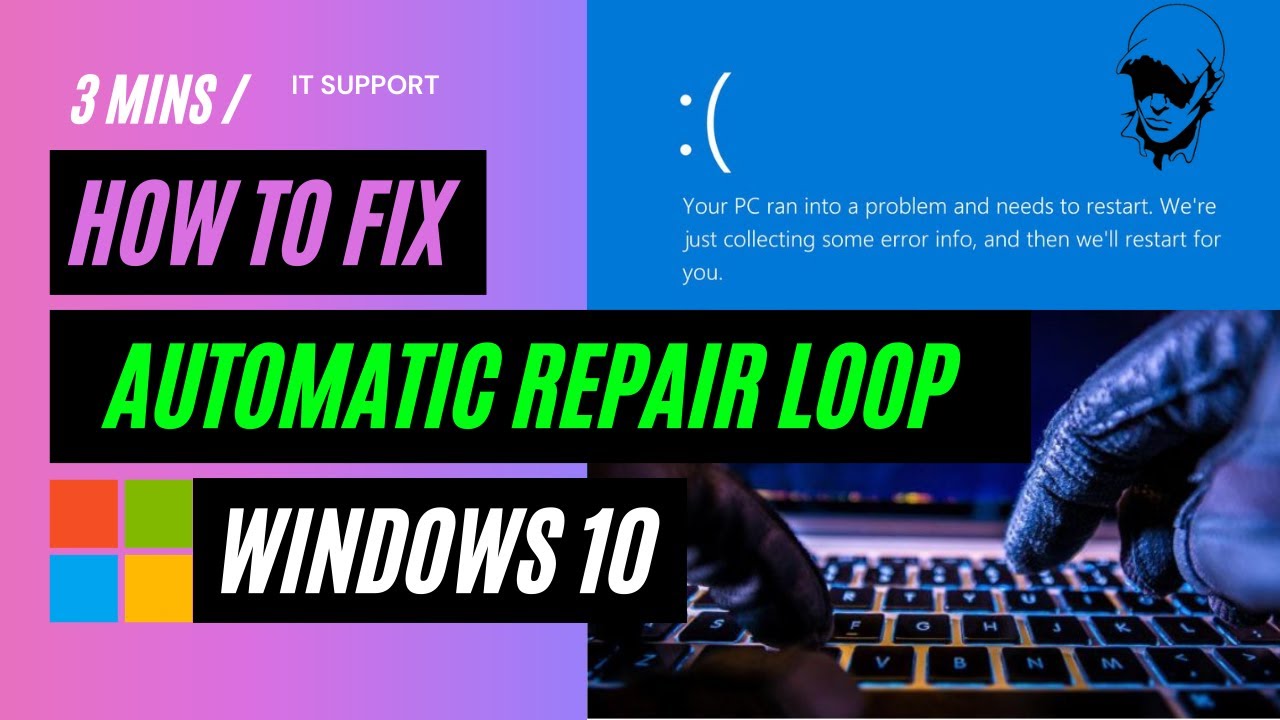 Preparing automatic repair windows 10 что делать