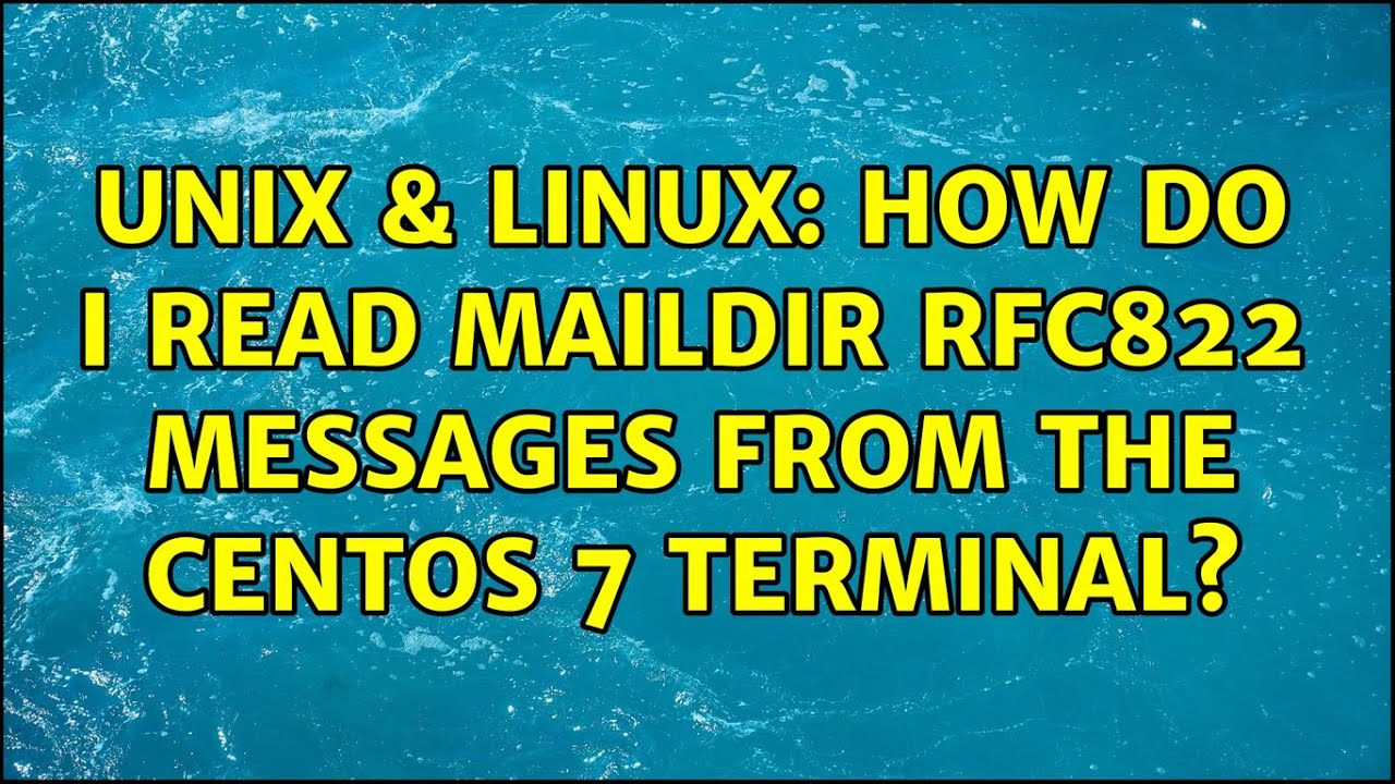 Mail linux не работает