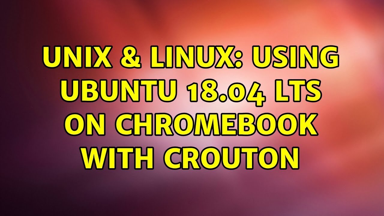 Ubuntu это unix или linux