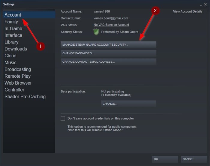 Как в steam обойти guard на виндовс 10 чтоб играть без него