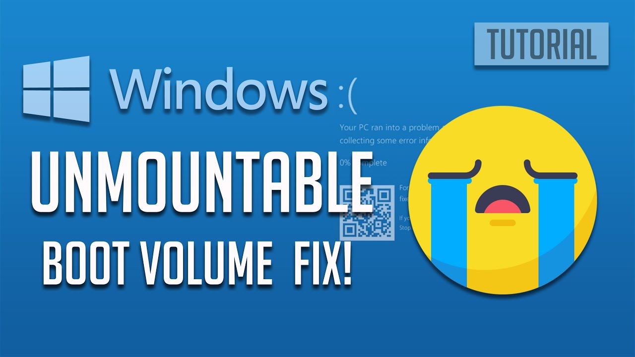 unmountable boot volume windows 7 0xed