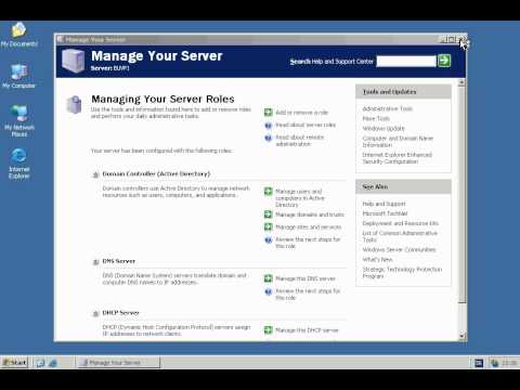 Настройка dhcp windows server 2003