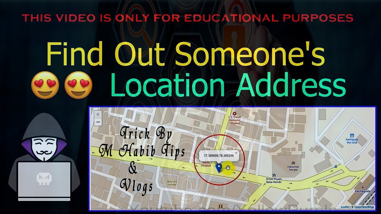 find out someone's location by sending link picture | tracking ip