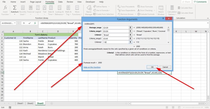 AVERAGEIF and AVERAGEIFS in Excel