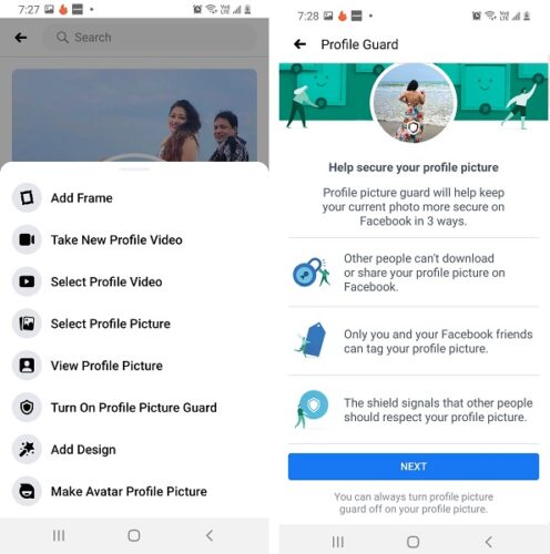 How to Turn on Facebook Profile Picture Guard
