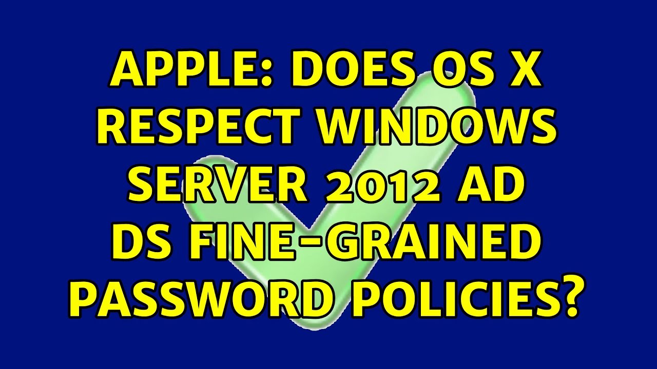 apple os x server password