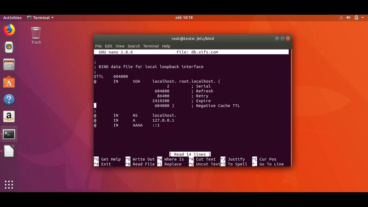 Установка и настройка bind9 ubuntu