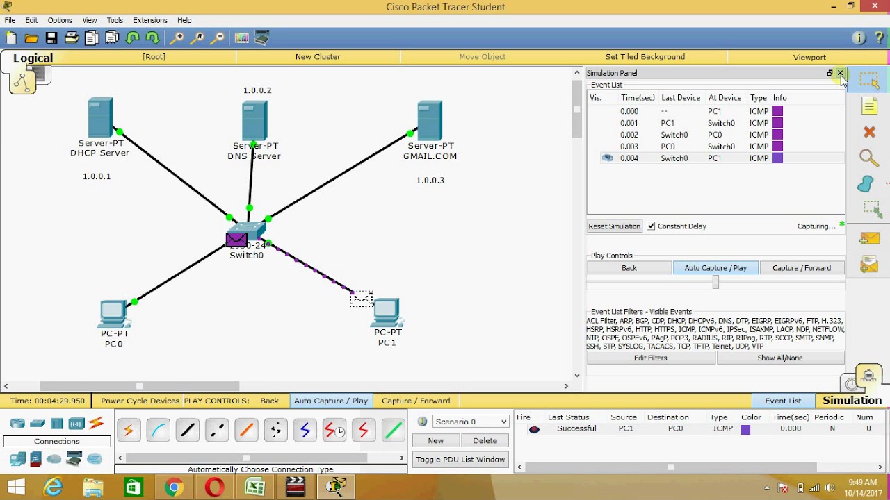 Email Server Configuration In Cisco Packet Tracer Cisco Packet Tracer