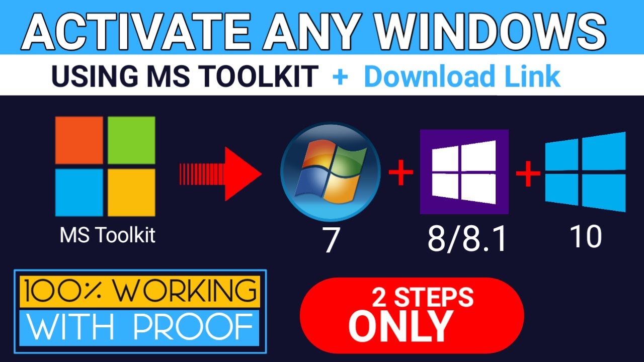 How to activate Windows 7,8,10 with Microsoft Toolkit | Activate your