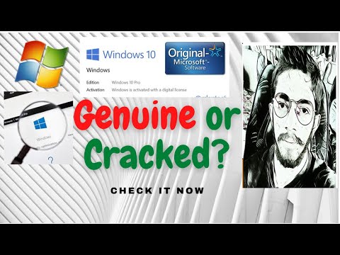 how to check windows is genuine or cracked