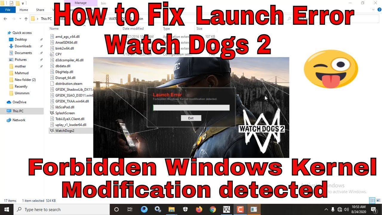 Watch dogs не запускается на windows 10 ничего не происходит