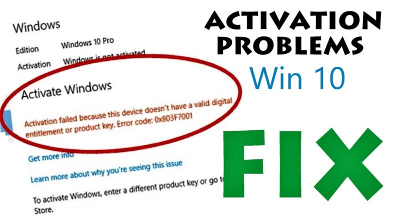 How To Fix Windows 10 Activation Error | All Activation Problems - 100% ...