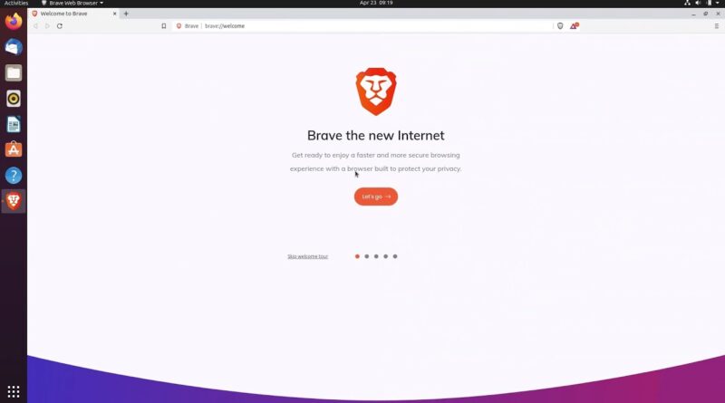 brave browser install ubuntu
