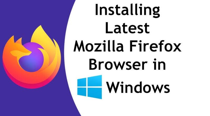 install mozilla firefox on windows 10