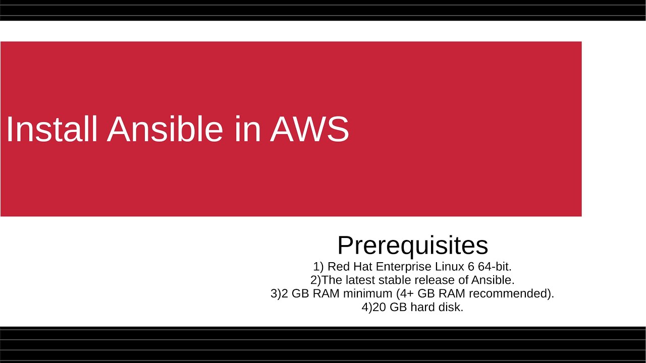 How To Install Ansible On Aws Ec2 Instance CentOS 8 What Is Ansible Version BENISNOUS