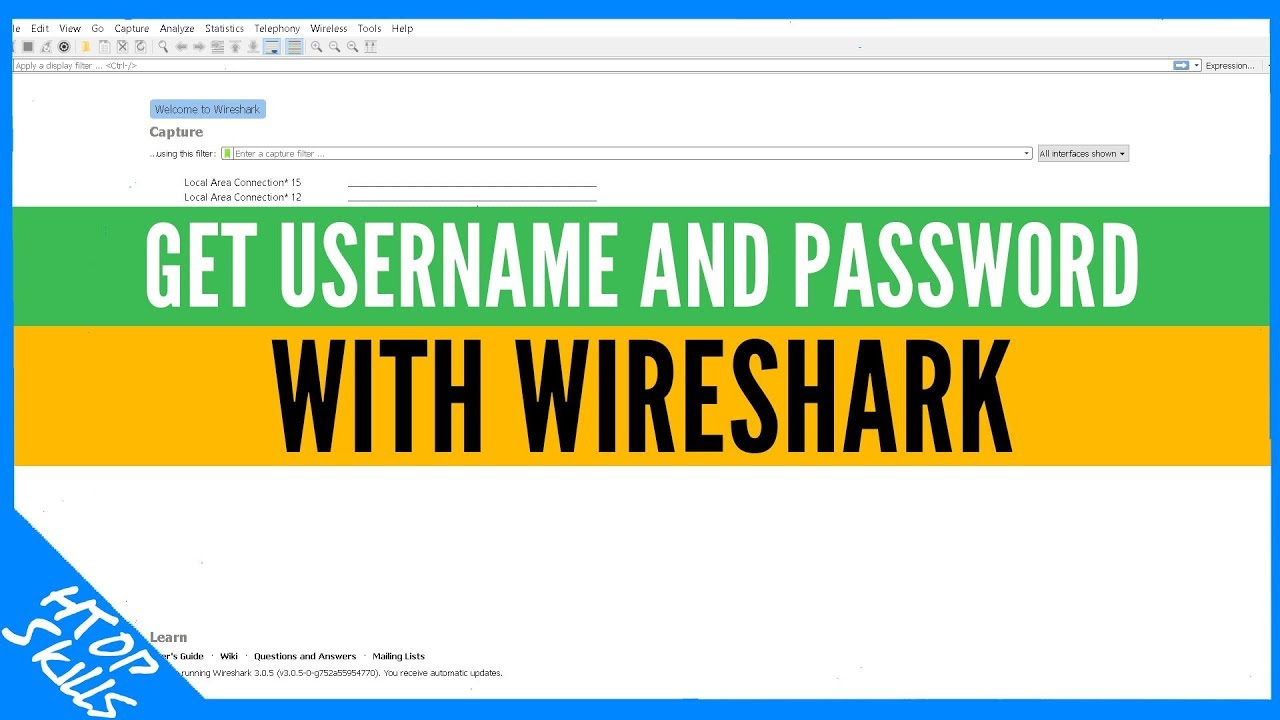 password wireshark https