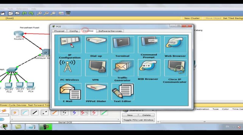 Konfigurasi SNMP dengan Cisco Packet Tracer