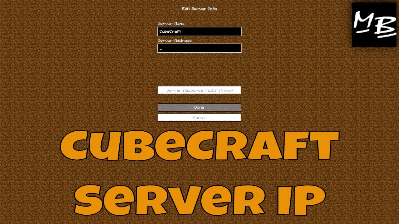 minecraft server address