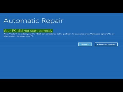 How To Fix Your Pc Did Not Start Correctly Error In Windows