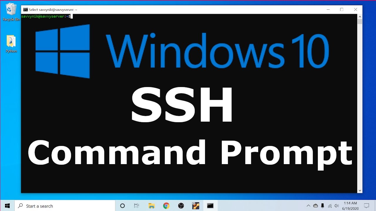 ssh shell commands