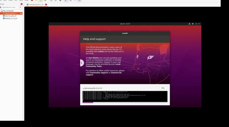 Vmware workstation ubuntu не запускается