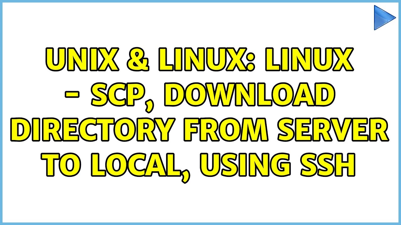 Scp linux не работает