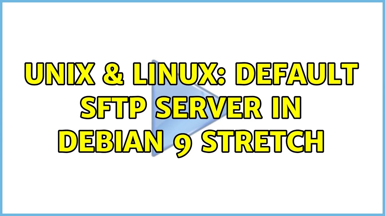 Debian разрешить доступ sftp