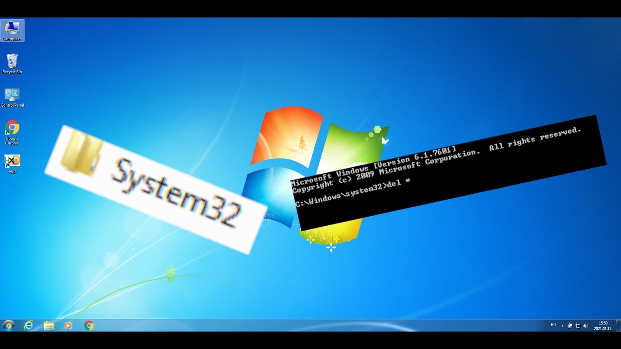 What Happens If You Delete System32 And How To Fix It(Windows 7)