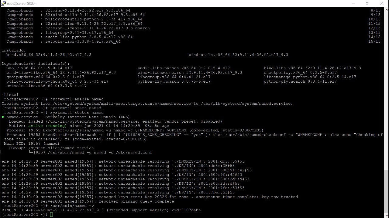 Centos кэширующий сервер dns настройка