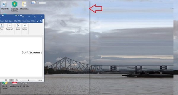 How to split the screen in Windows 10