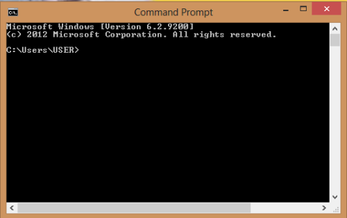 command prompt display