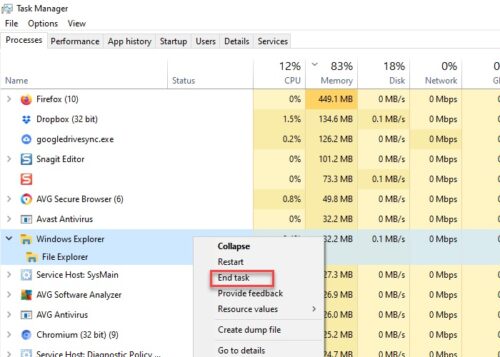 A disc burner wasn't found error in Windows 10