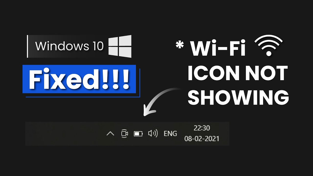 5 Ways To Fix Wi Fi Icon Disappeared In Windows 10 (FREE)