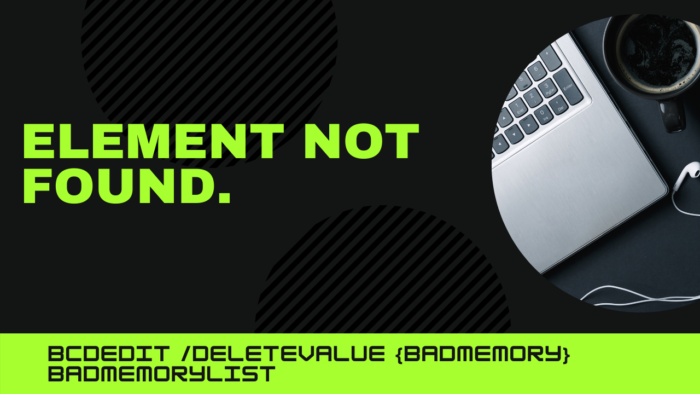 An error occurred while attempting to delete the specified data element Element not found