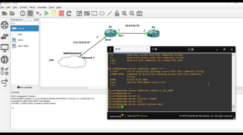 Настройка snmp v2 huawei