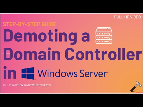 Demote a domain controller in Windows Server (step-by-step guide)