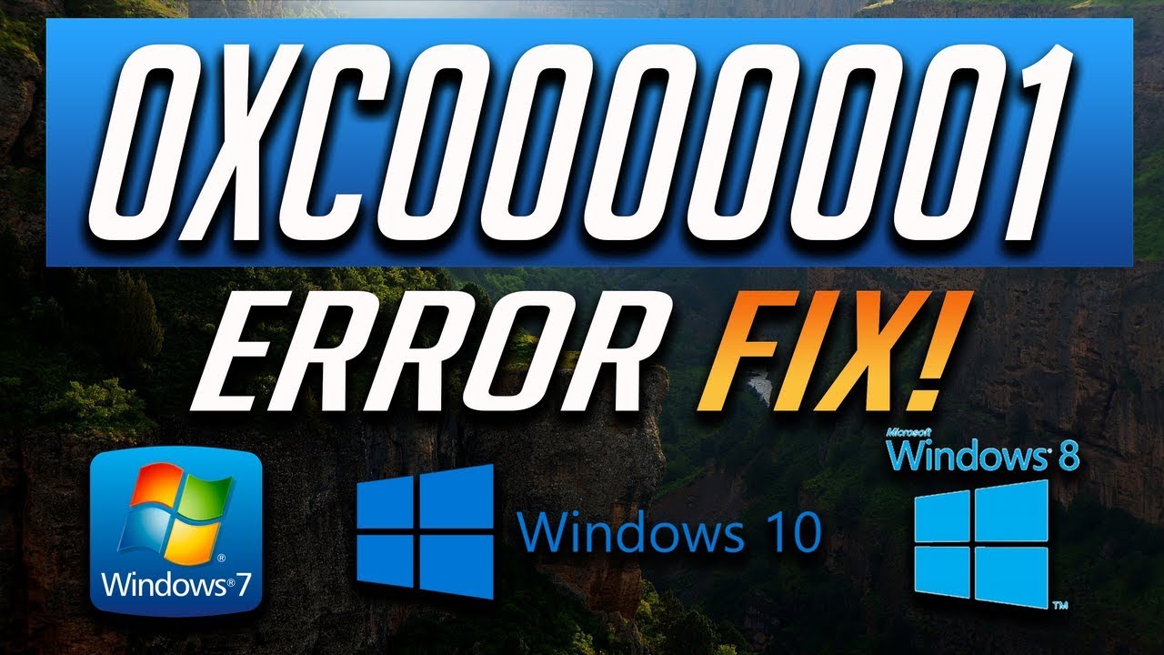 Код ошибки 0xc0000001 windows 10 что делать