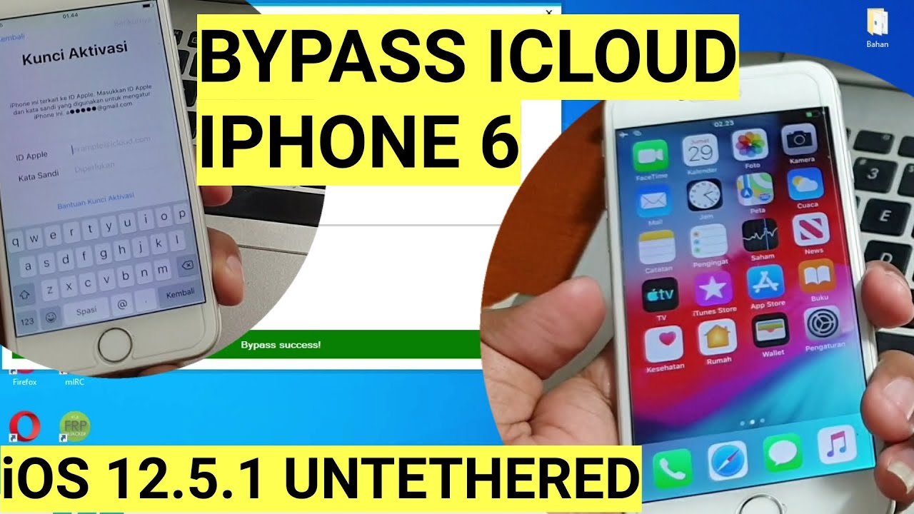 How to Bypass icloud iphone 6 ios 12 5 1 untethered checkra1n jailbreak