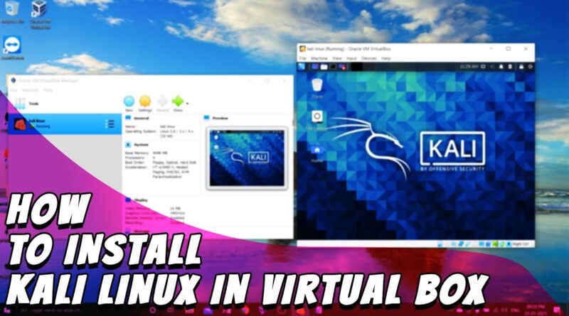 how to download kali linux virtualbox
