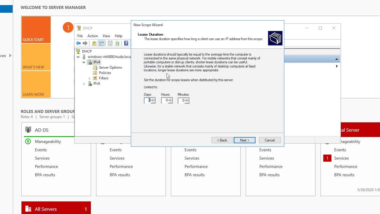 Посмотреть логи dhcp windows