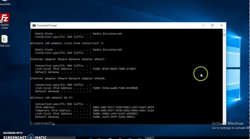 How to Release and Renew IP using command prompt
