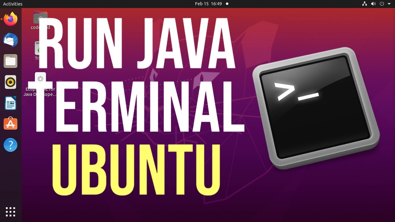 How To Run A Java Program In Terminal Ubuntu