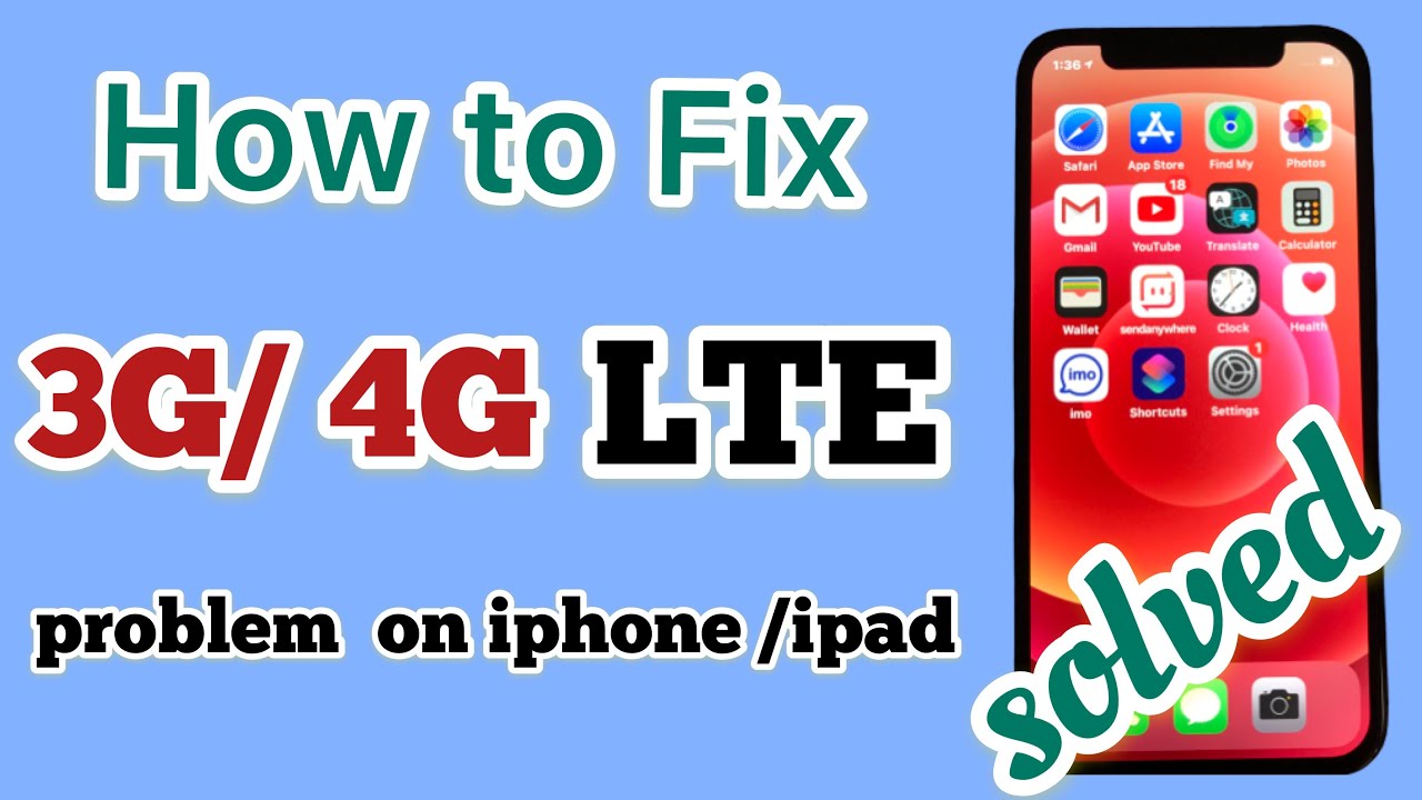 How to fix 3G/4G LTE problem on iphone | Apple Tech World