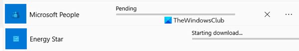 Microsoft Store updates stuck on Pending or Starting Download