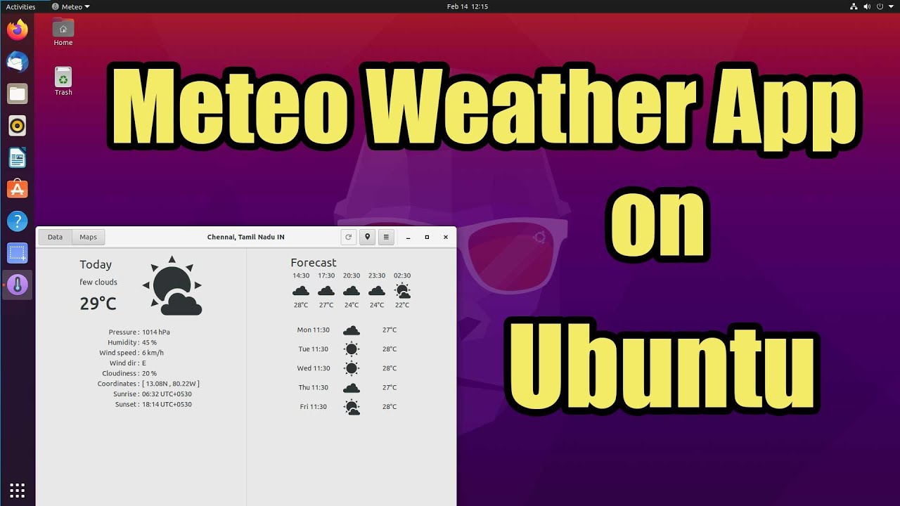 weatherdesk ubuntu