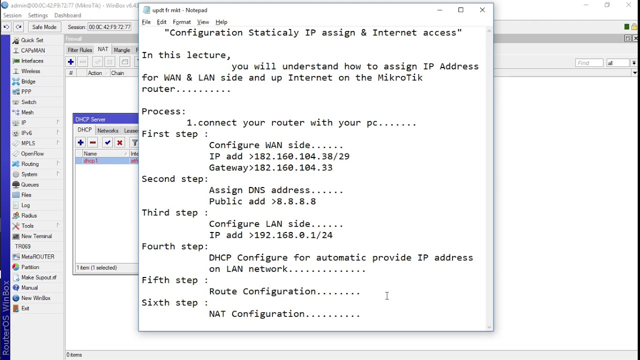 Компьютер не видит dns mikrotik