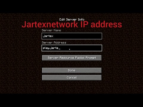 Minecraft Jartexnetwork Ip Address