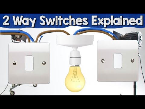 Two Way Switching Explained - How to wire 2 way light switch