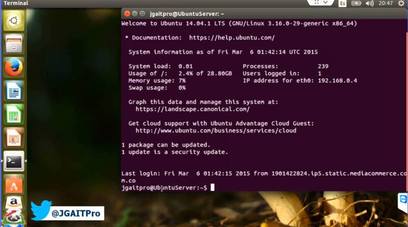 Ubuntu Server - Conectarse vía SSH a Servidores Linux